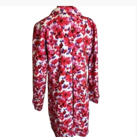 Lands' End Floral Raincoat for Spring and Summer Size Small EUC - Picture 2 of 8